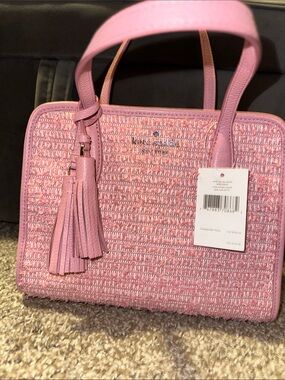 Kate Spade ♠️ tweed zip satchel